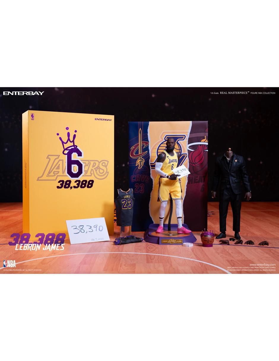 Figura de colección articulada Lebron jame space jam NBA collectors 8