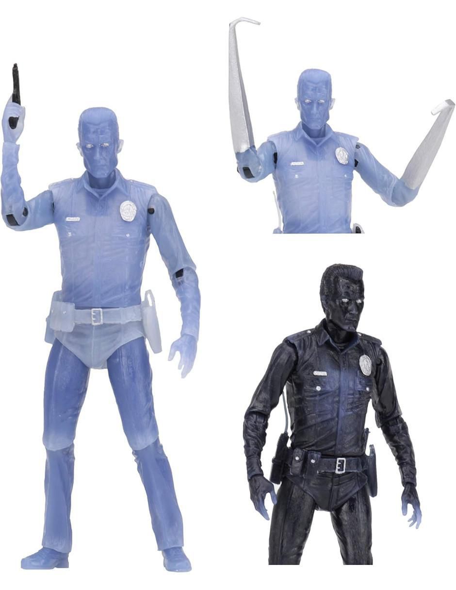Figura articulada Terminator White Hot T-1000 chase 2