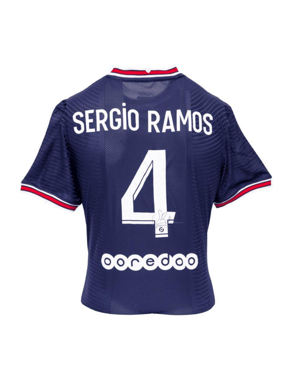 Jersey autografiado por Sergio Ramos
