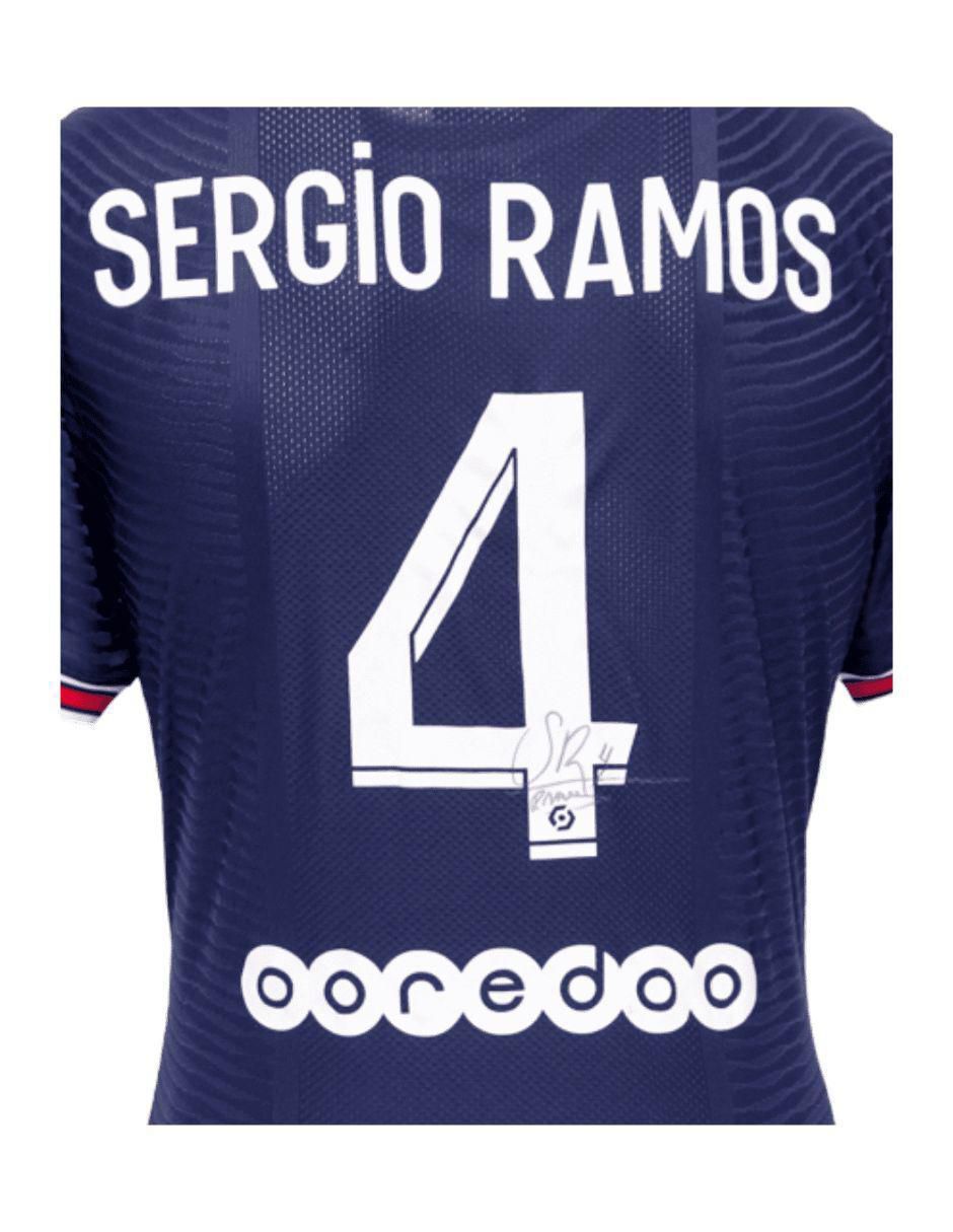 Jersey autografiado por Sergio Ramos 2