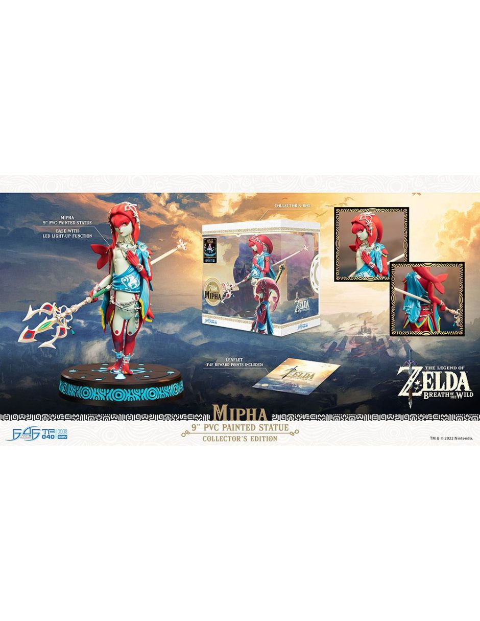 Figura coleccionable The Legend of Zelda Breath of the Wild Mipha con luz 2