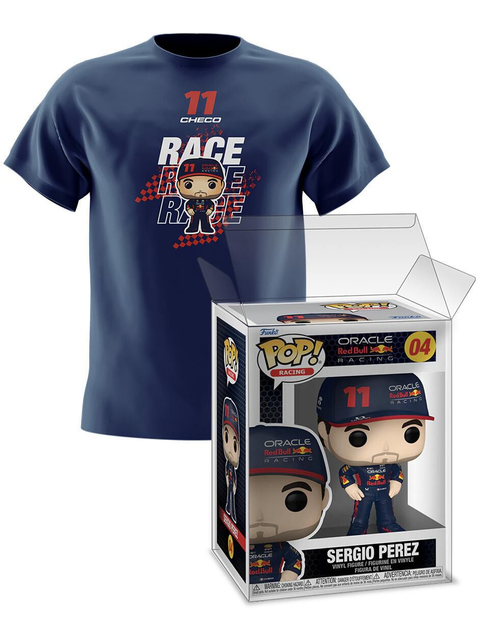 Pop! Red Bull Racing Formula One Team Sergio Pérez 2 en 1 3