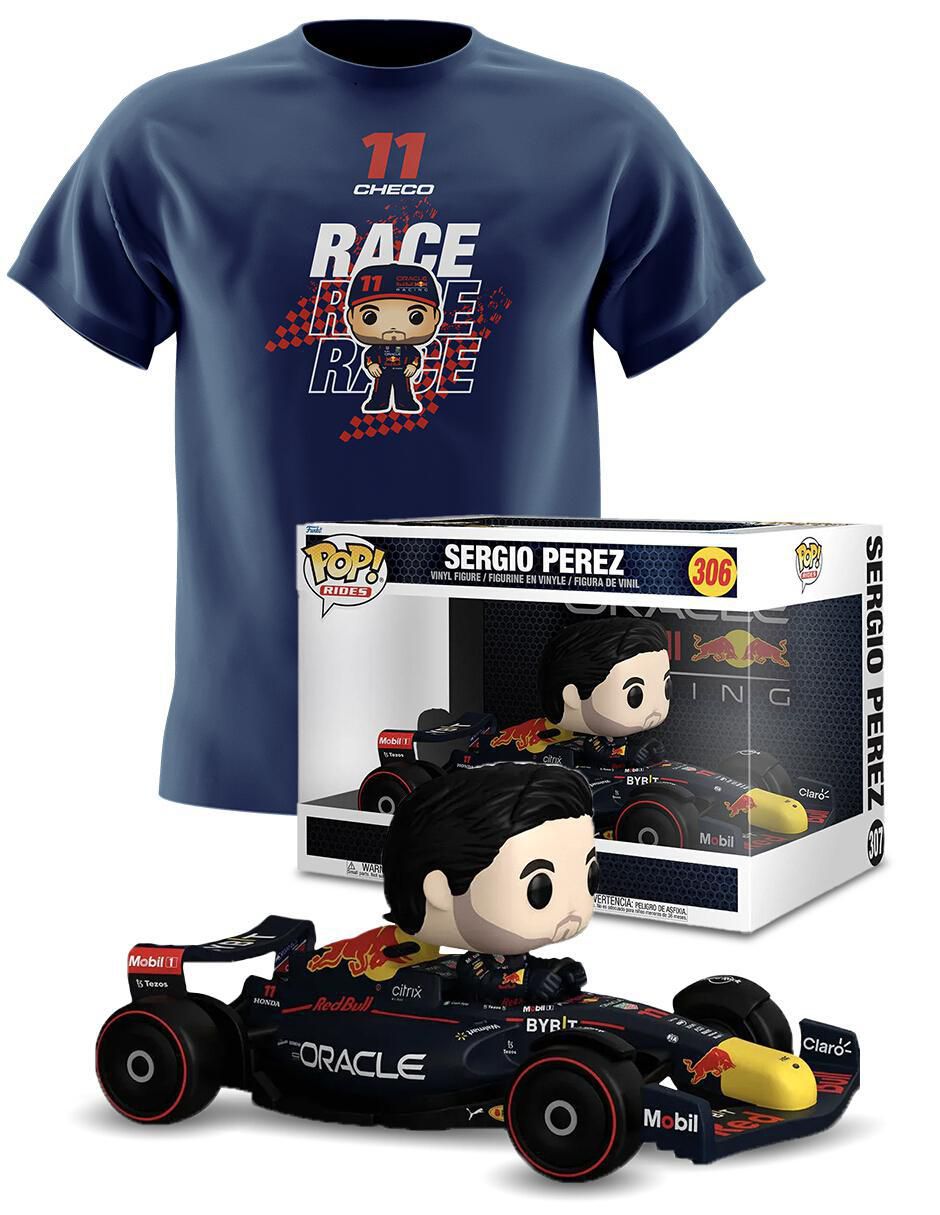 Pop! Red Bull Racing Formula One Team Sergio Pérez 2 en 1 3