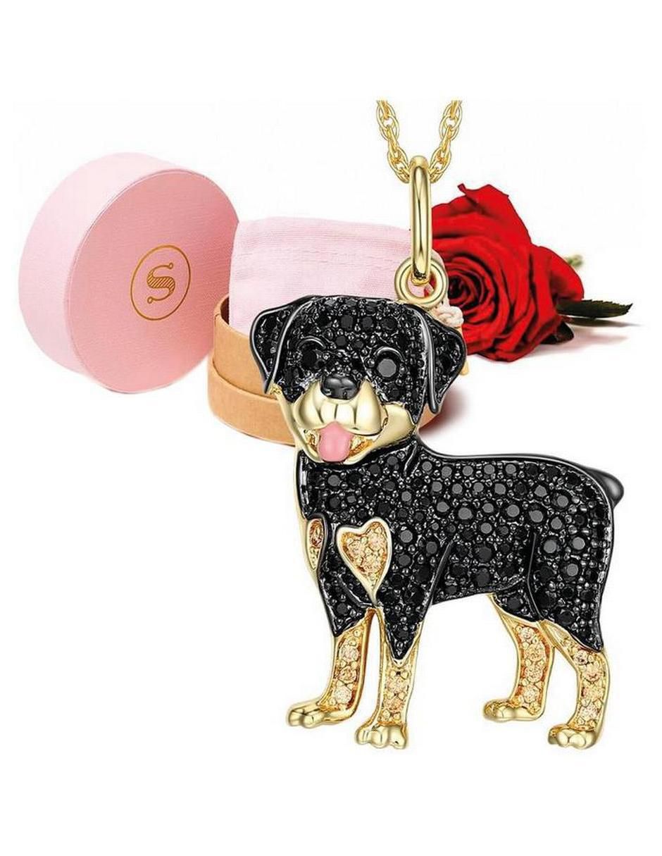 Dije de perro perros y gatos zirconia cúbica 2