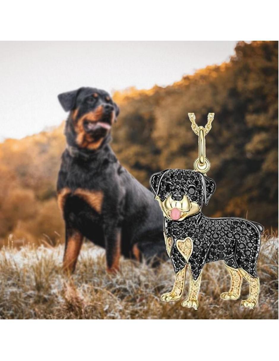 Dije de perro perros y gatos zirconia cúbica 4
