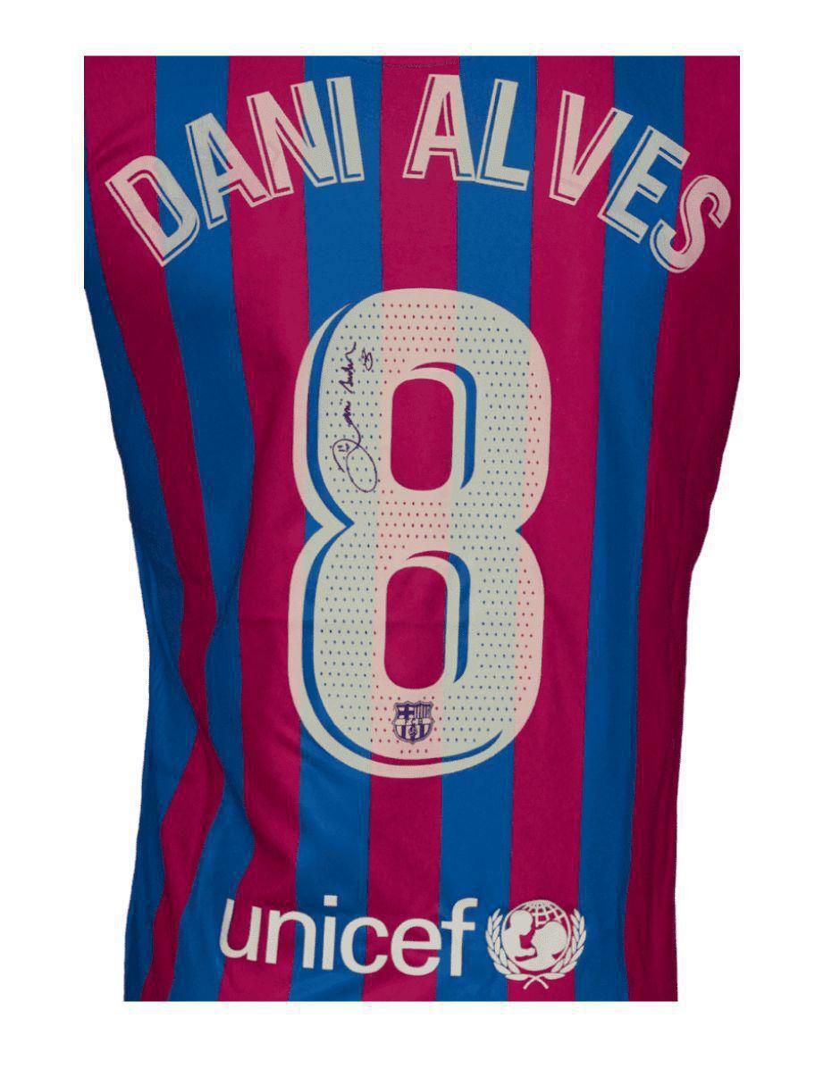 Jersey autografiado por Dani Alves 2