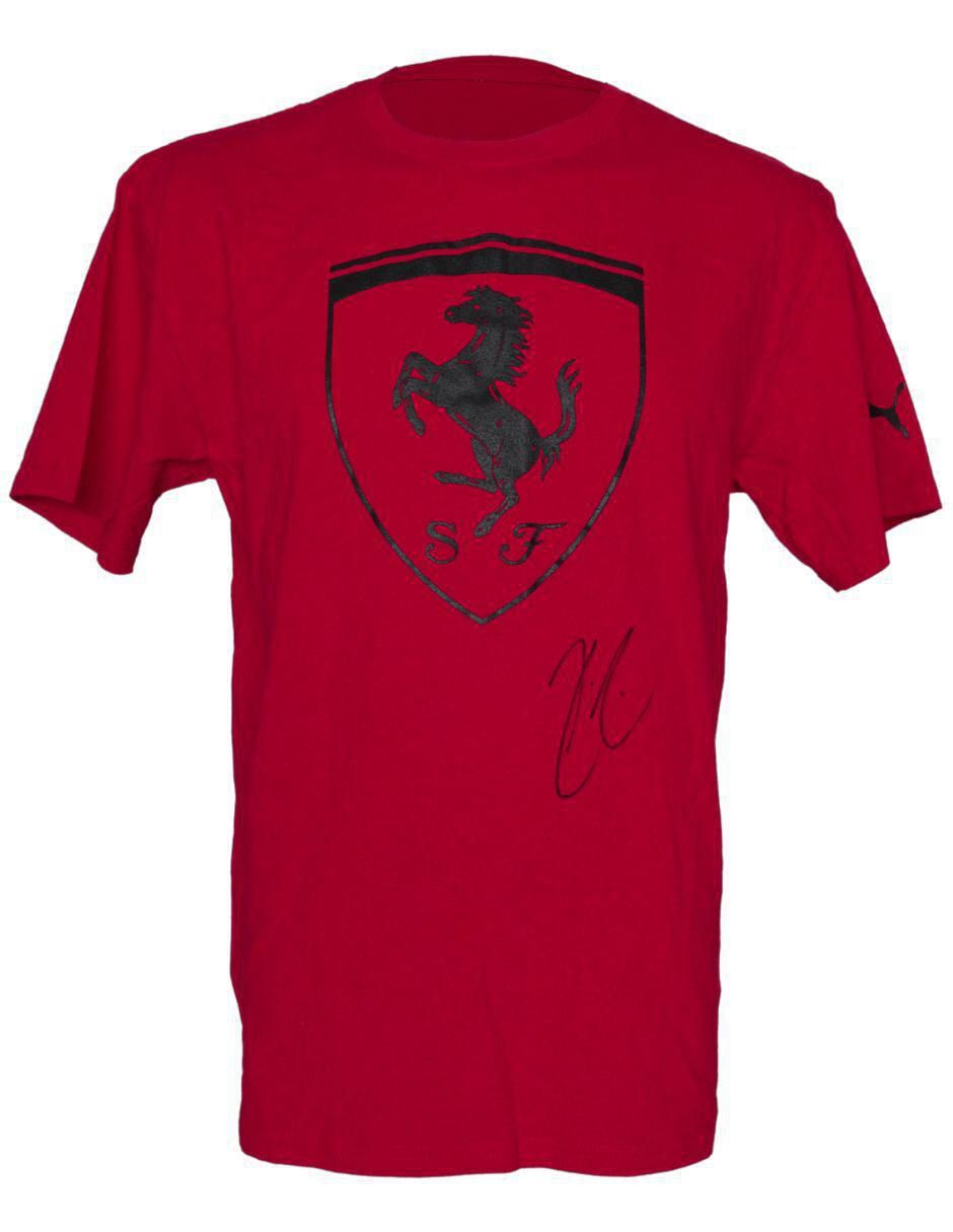 Jersey autografiado por Kimi Räikkönen 2