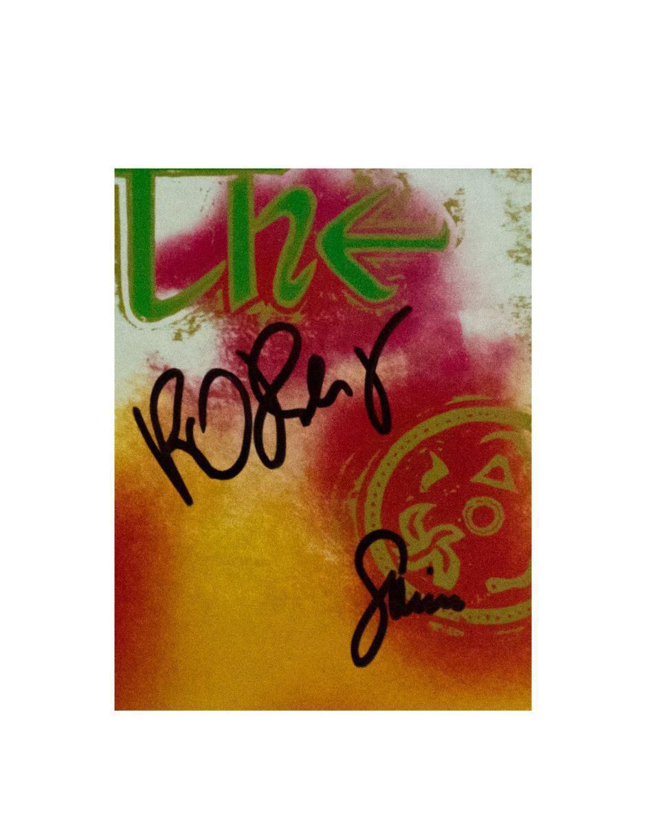 Disco de vinilo autografiado por The Cure 3