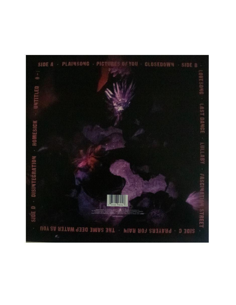 Disco de vinilo autografiado por The Cure 5