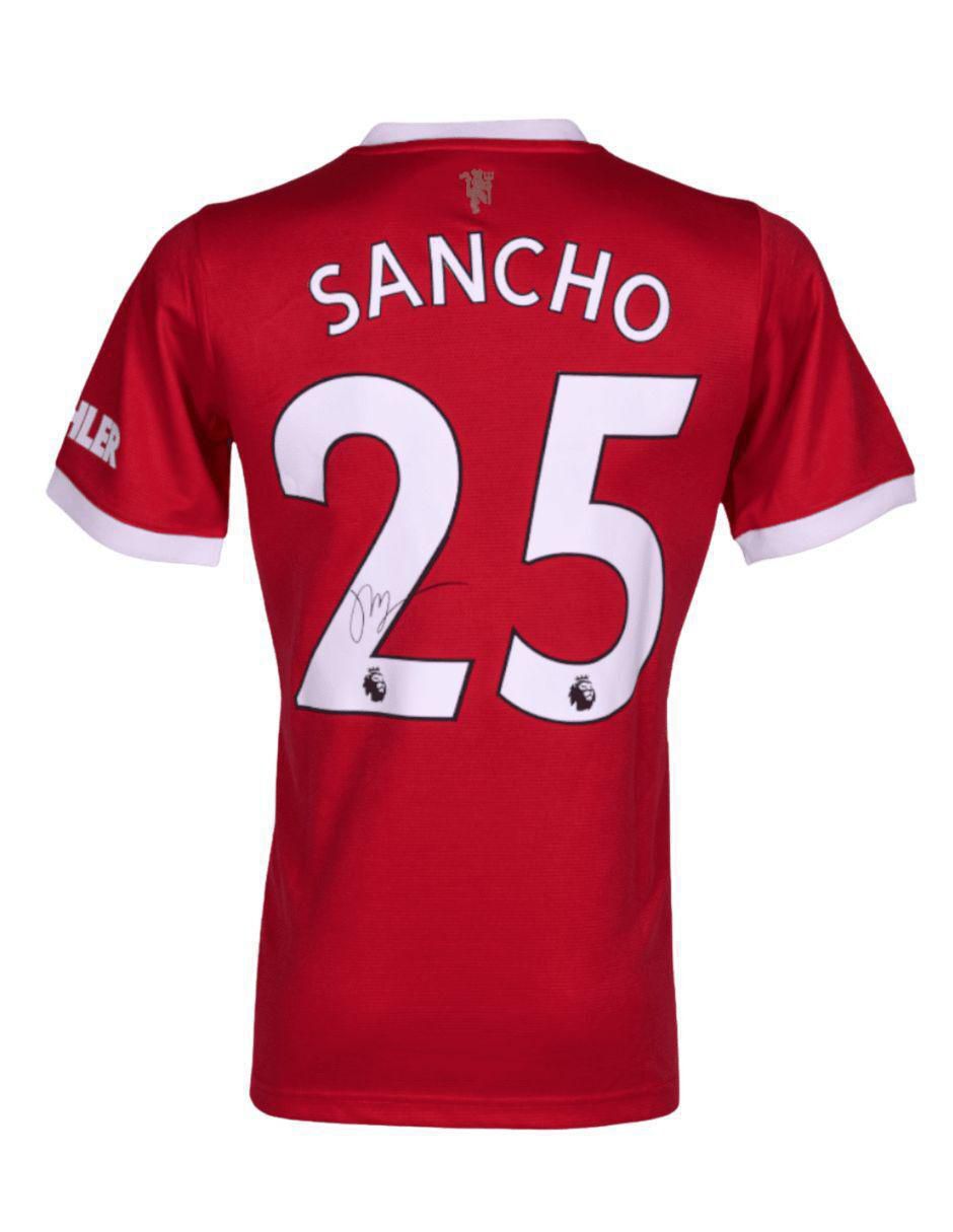 Jersey autografiado por Jadon Sancho 2