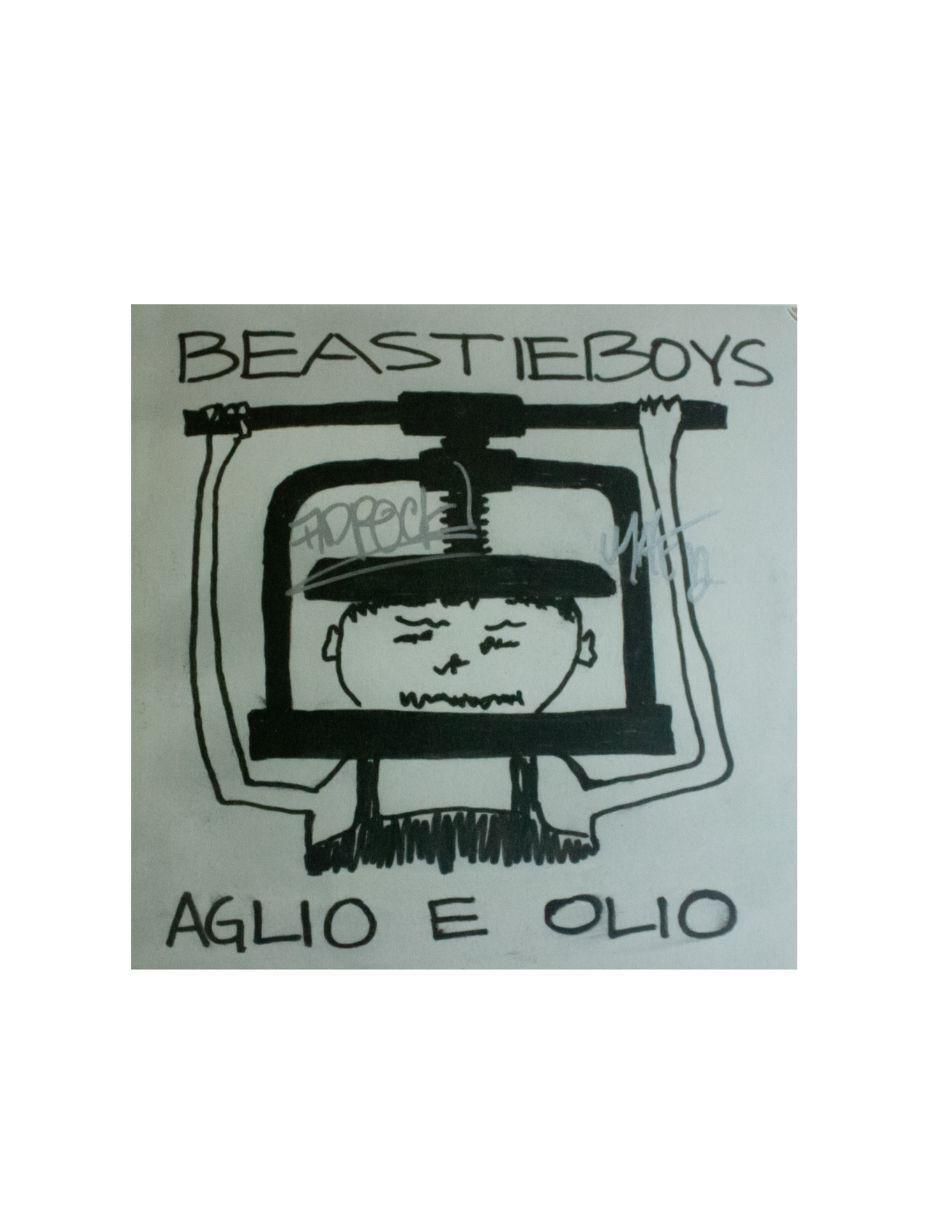 Disco de vinilo autografiado por Beastie Boys Disco de vinilo autografiado por Beastie Boys