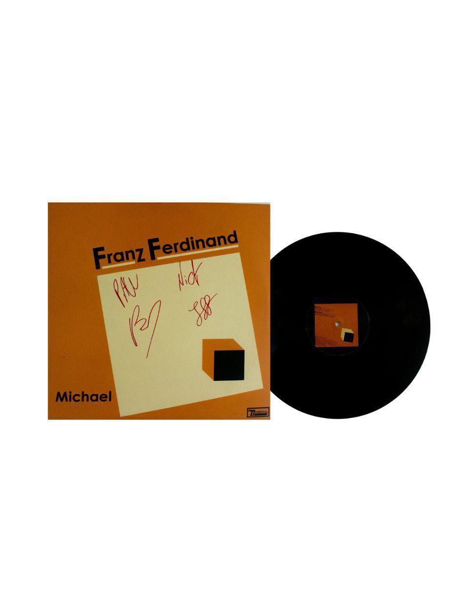 Disco de vinilo autografiado por Franz Ferdinand 5
