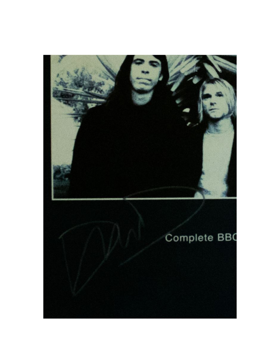 Disco de vinilo autografiado por Nirvana 2