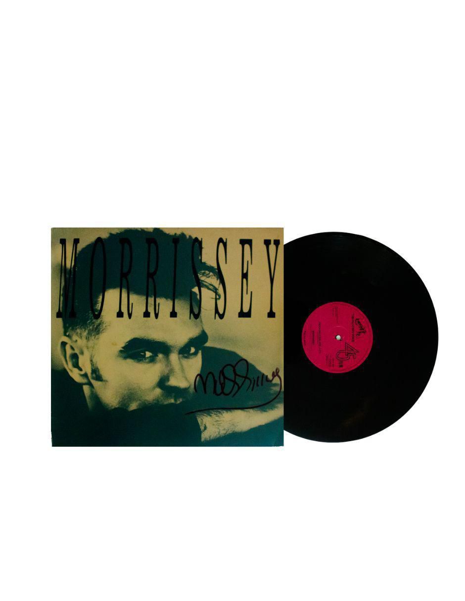 Disco de vinilo autografiado por Morrissey 2