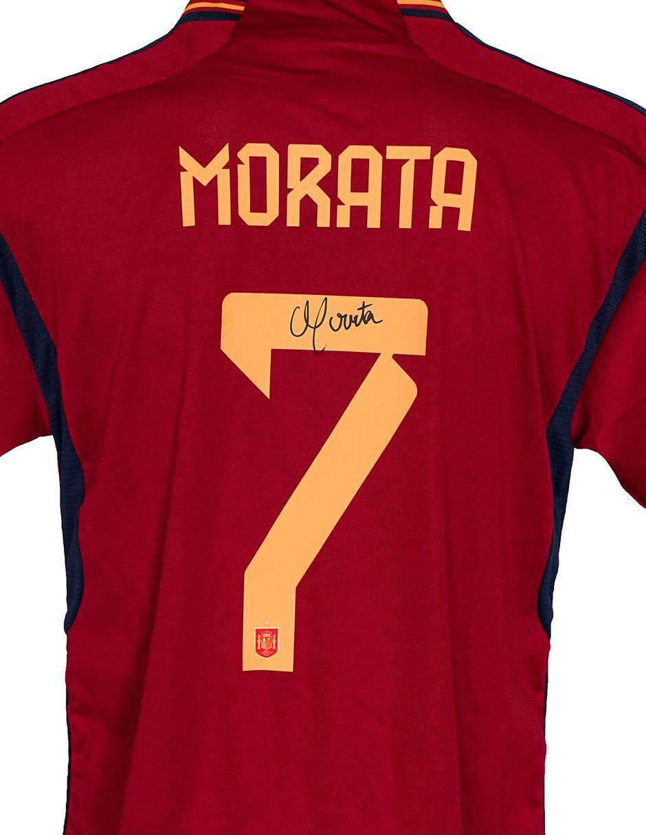 Jersey autografiado por Álvaro Morata 3