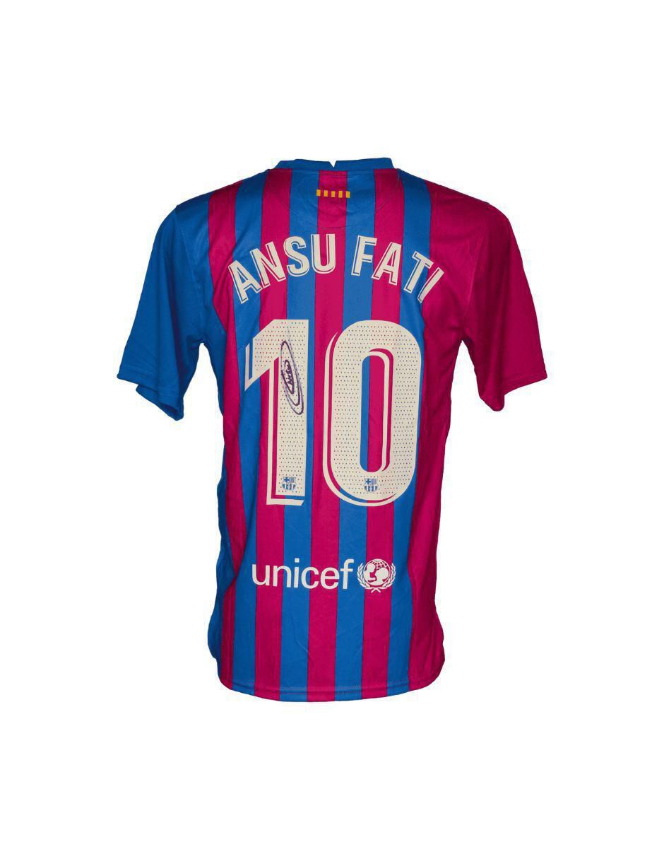 Jersey autografiado por Ansu Fati Jersey autografiado por Ansu Fati