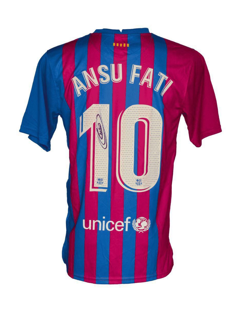 Jersey autografiado por Ansu Fati 2