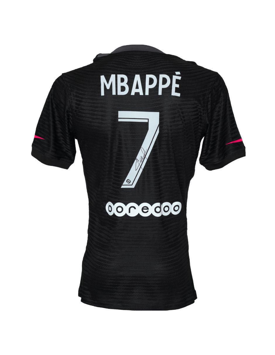 Jersey autografiado por Kylian Mbappé Jersey autografiado por Kylian Mbappé
