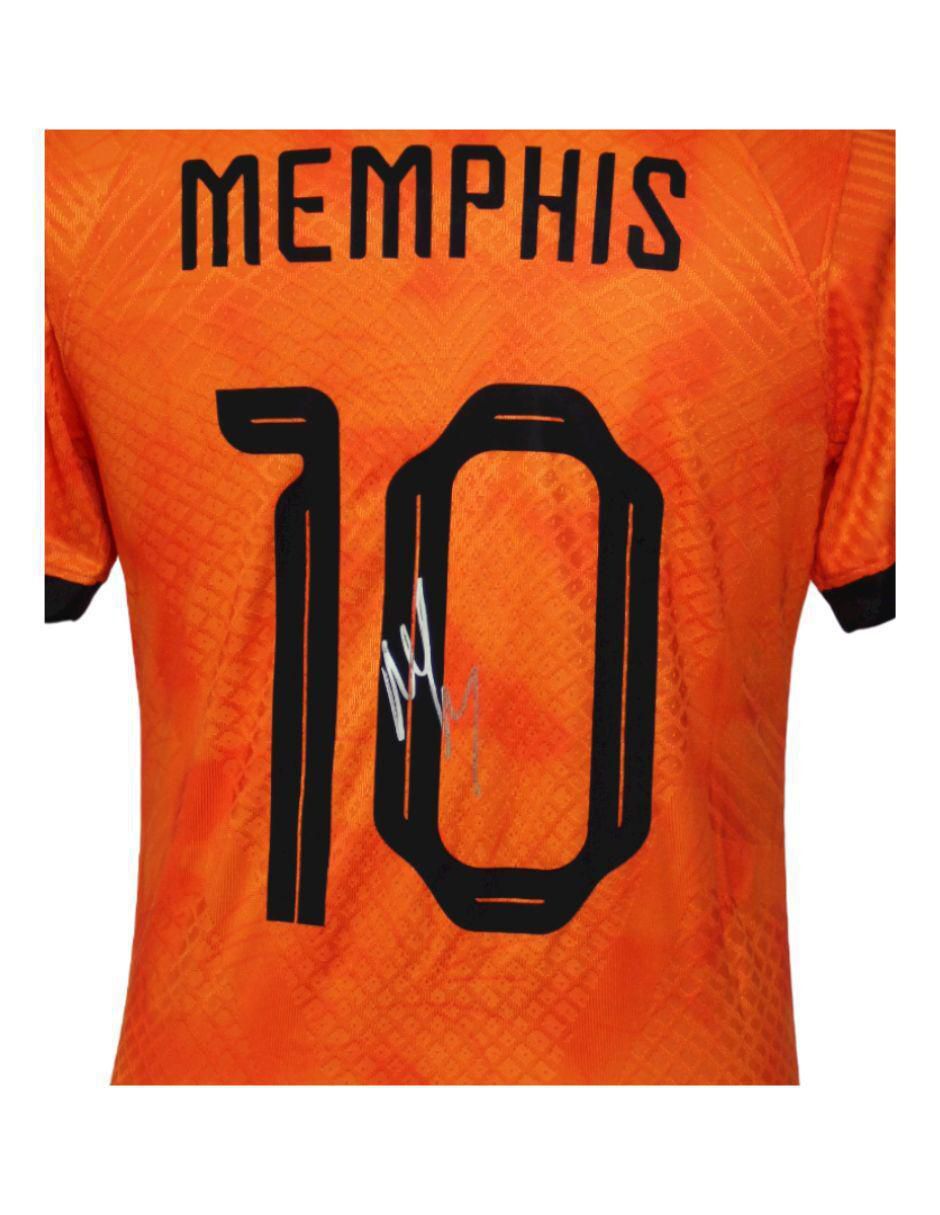 Jersey autografiado por Memphis Depay 3