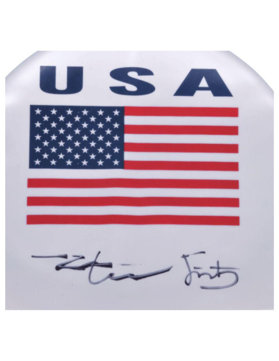 Gorra para natación autografiada por Mark Spitz 2