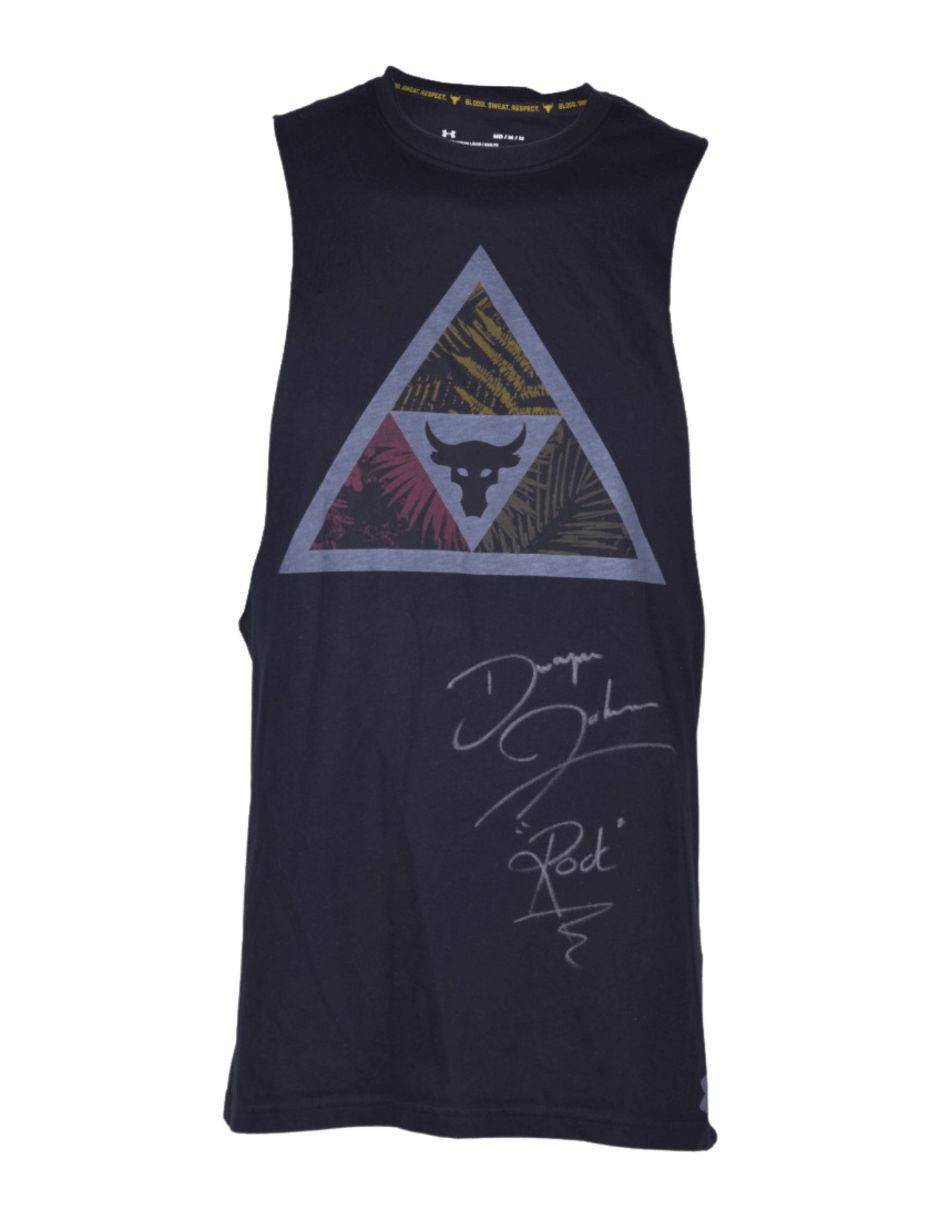 Playera autografiada por Dwayne Johnson 3