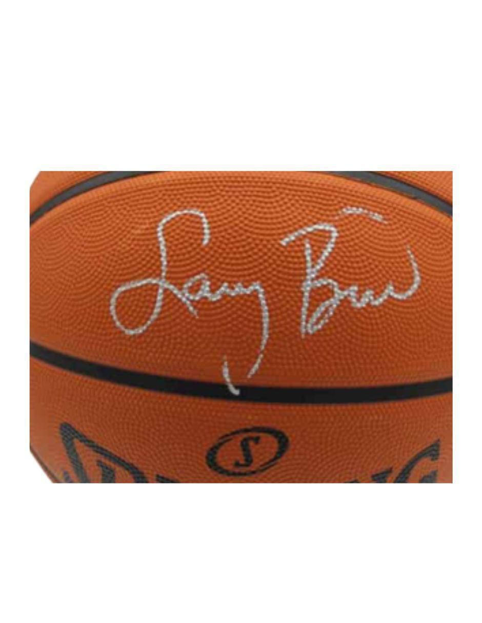 Balón autografiado por Larry Bird 2