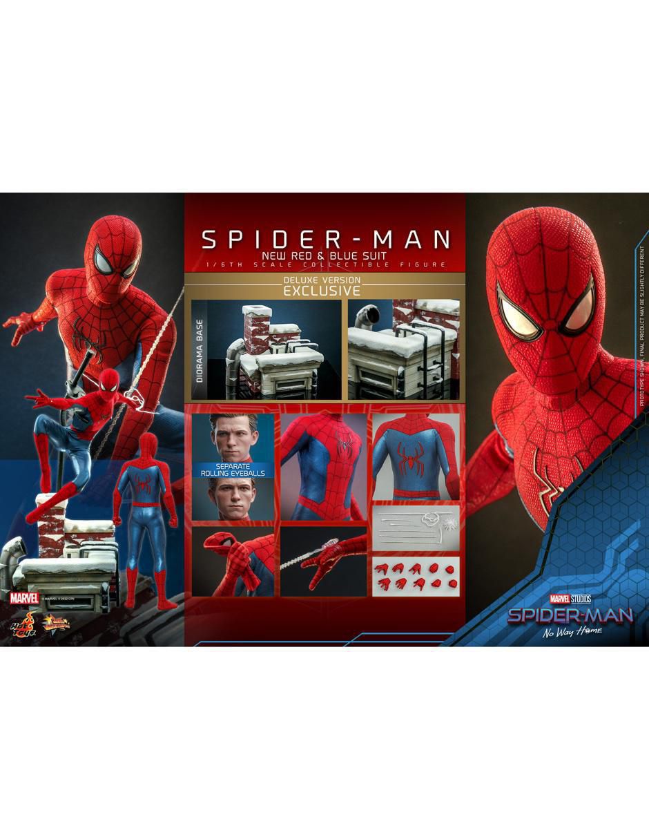Figura de colección articulada Spider-Man: No Way Home Spider-Man deluxe 2