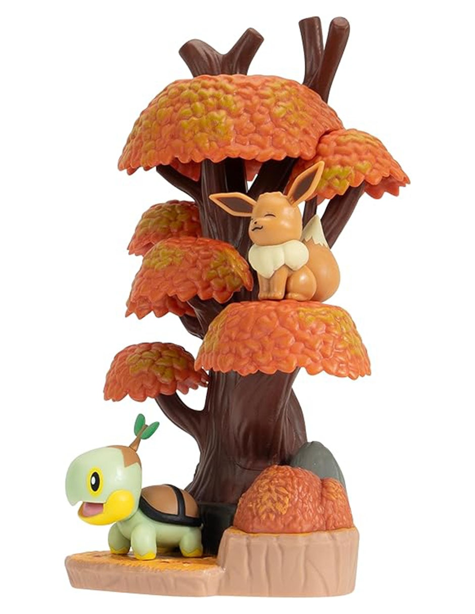 Figura de colección Pokémon Eevee y Turtwig collectors 2