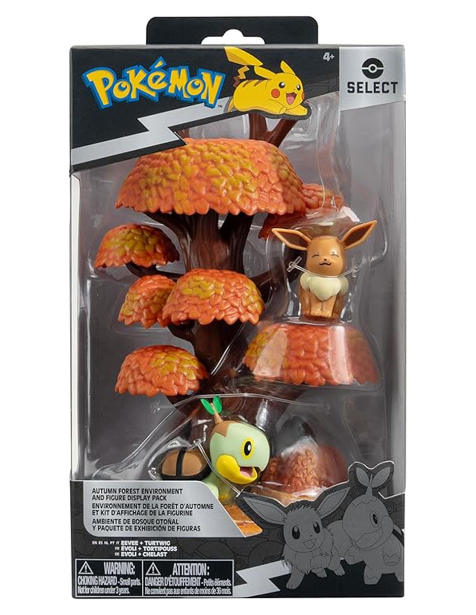 Figura de colección Pokémon Eevee y Turtwig collectors 4