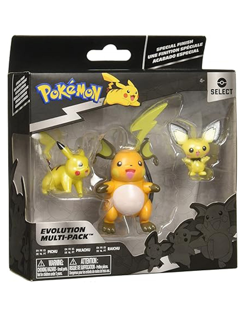 Set figuras acción Pokémon Pikachu collectors 2