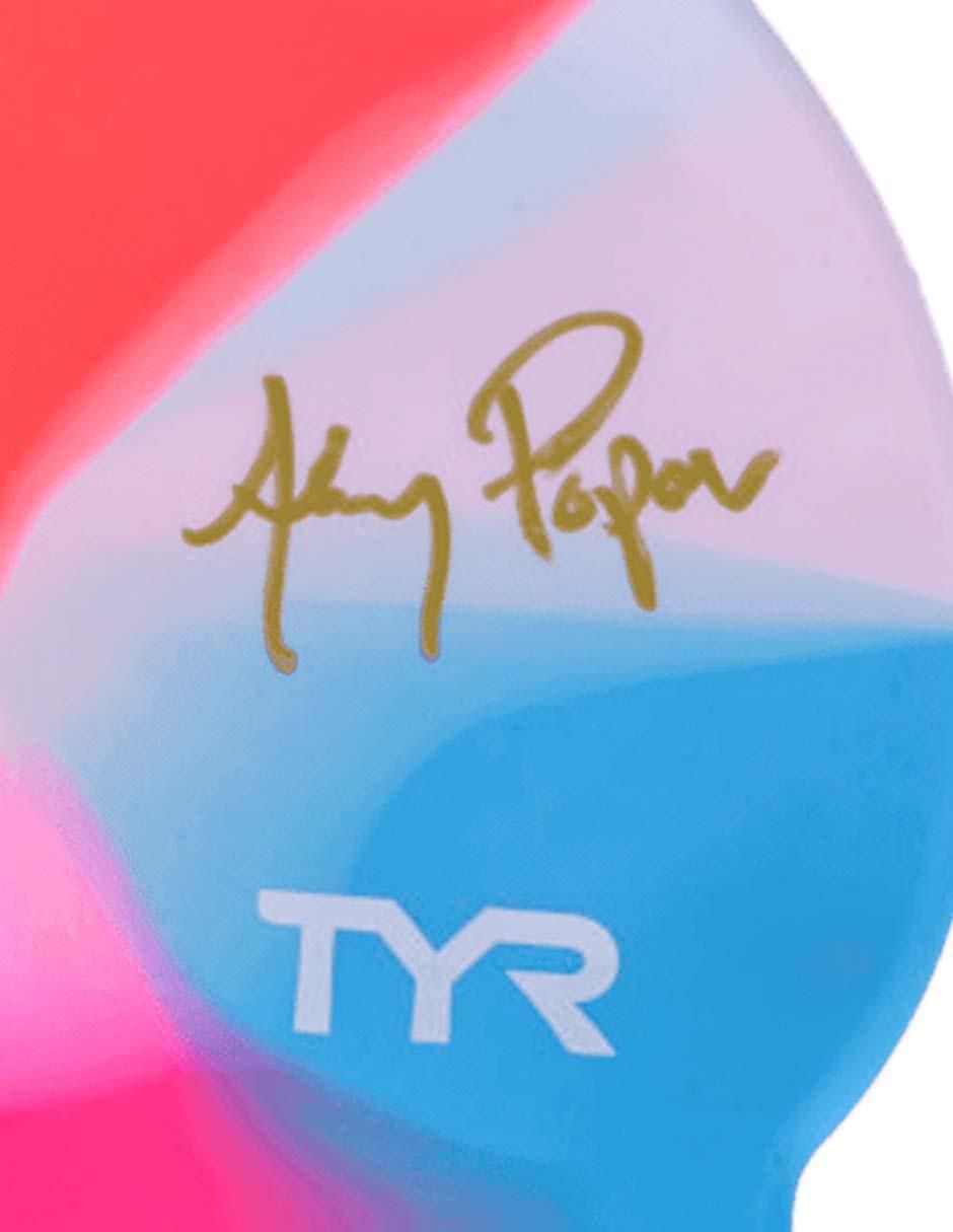 Gorra para natación autografiada por Aleksandr Popov 2
