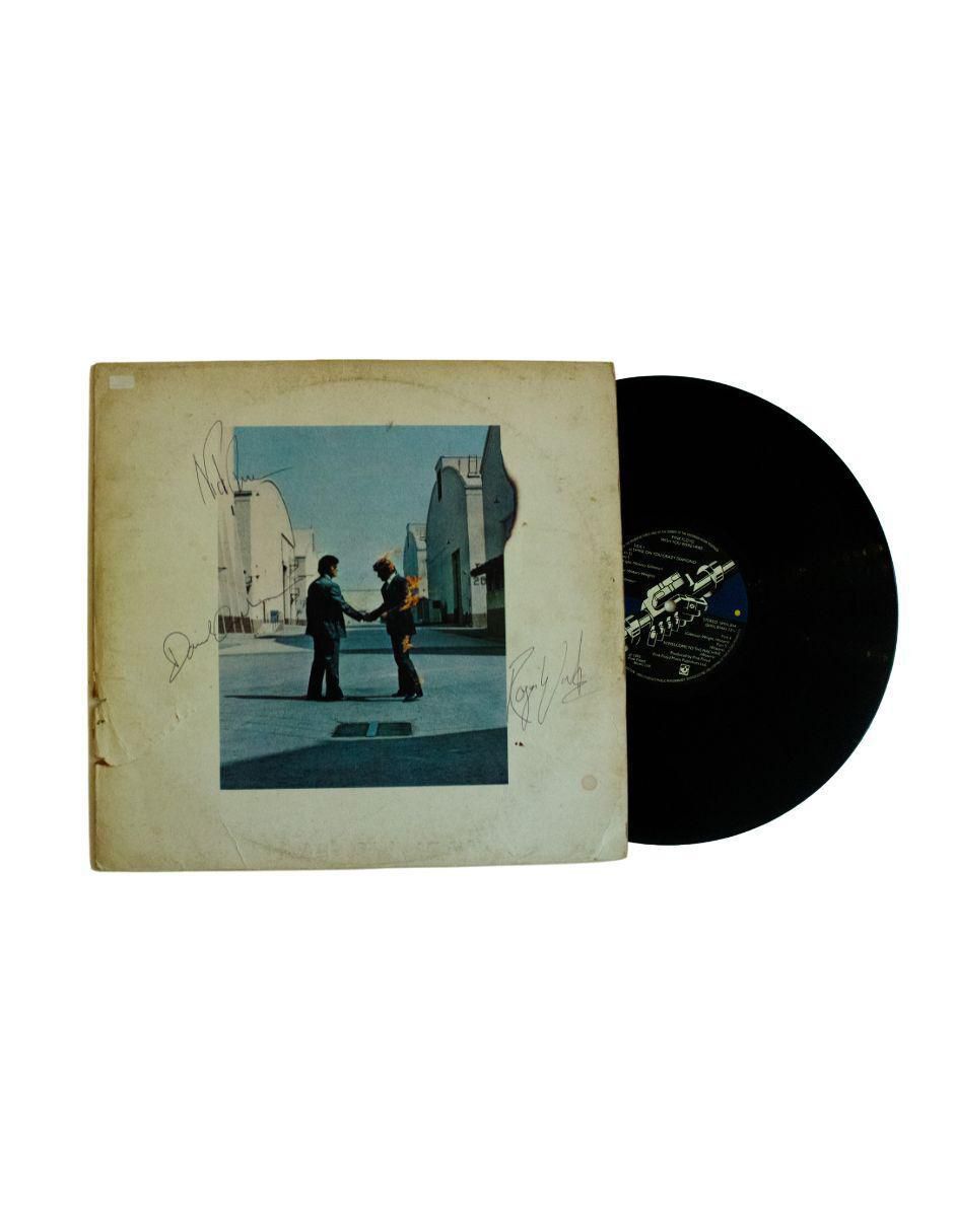 Disco de vinilo autografiado por Pink Floyd 2