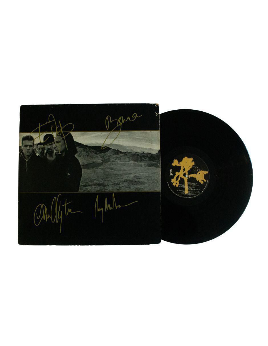 Disco de vinilo autografiado por U2 3