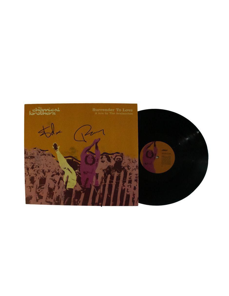 Disco de vinilo autografiado por The Chemical Brothers 3