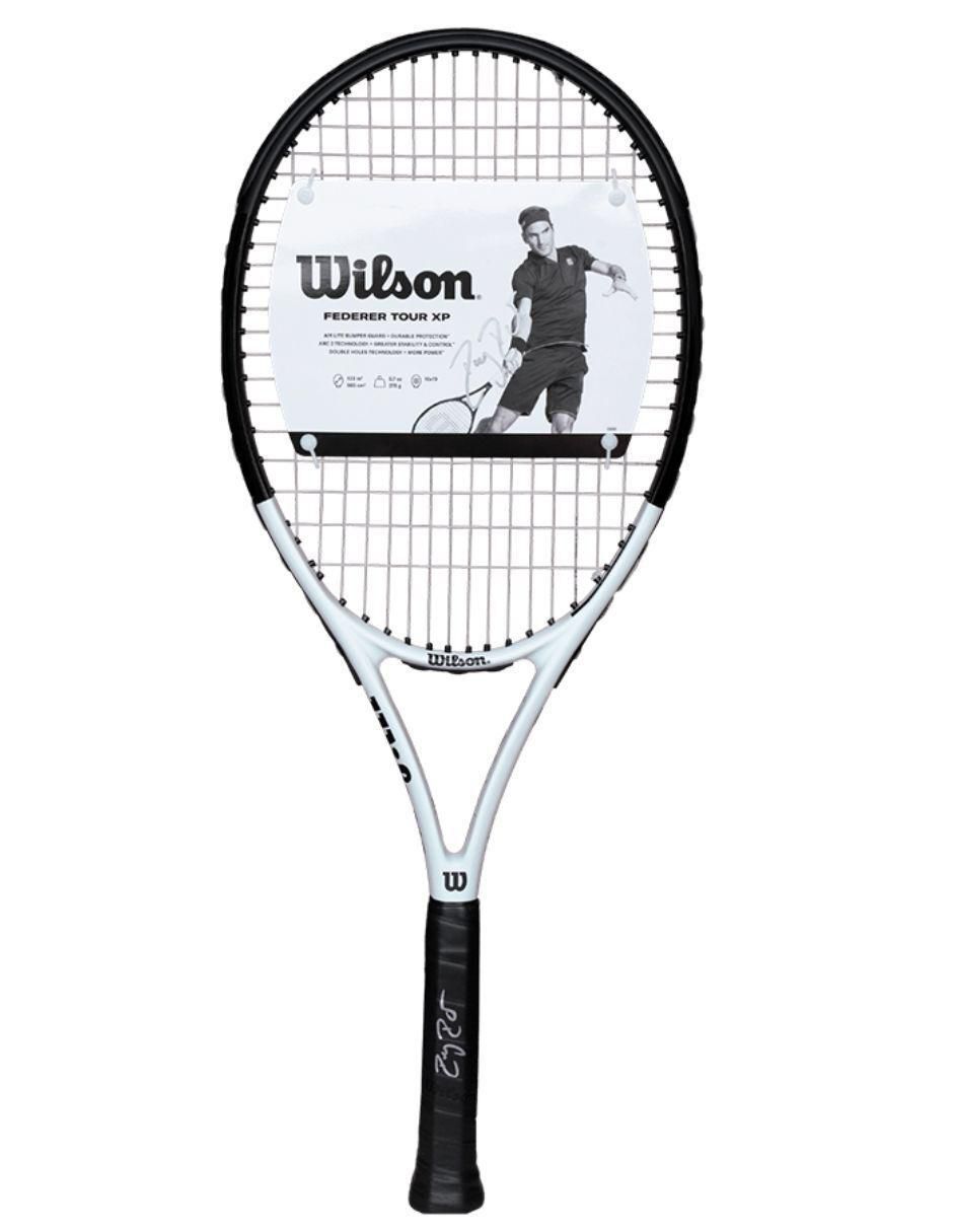 Raqueta autografiada por Roger Federer 2