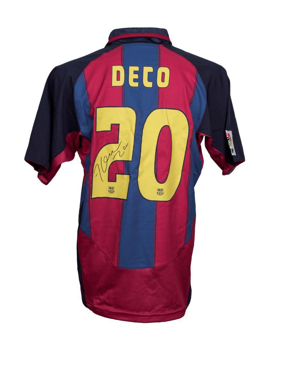 Jersey autografiado por Deco Jersey autografiado por Deco