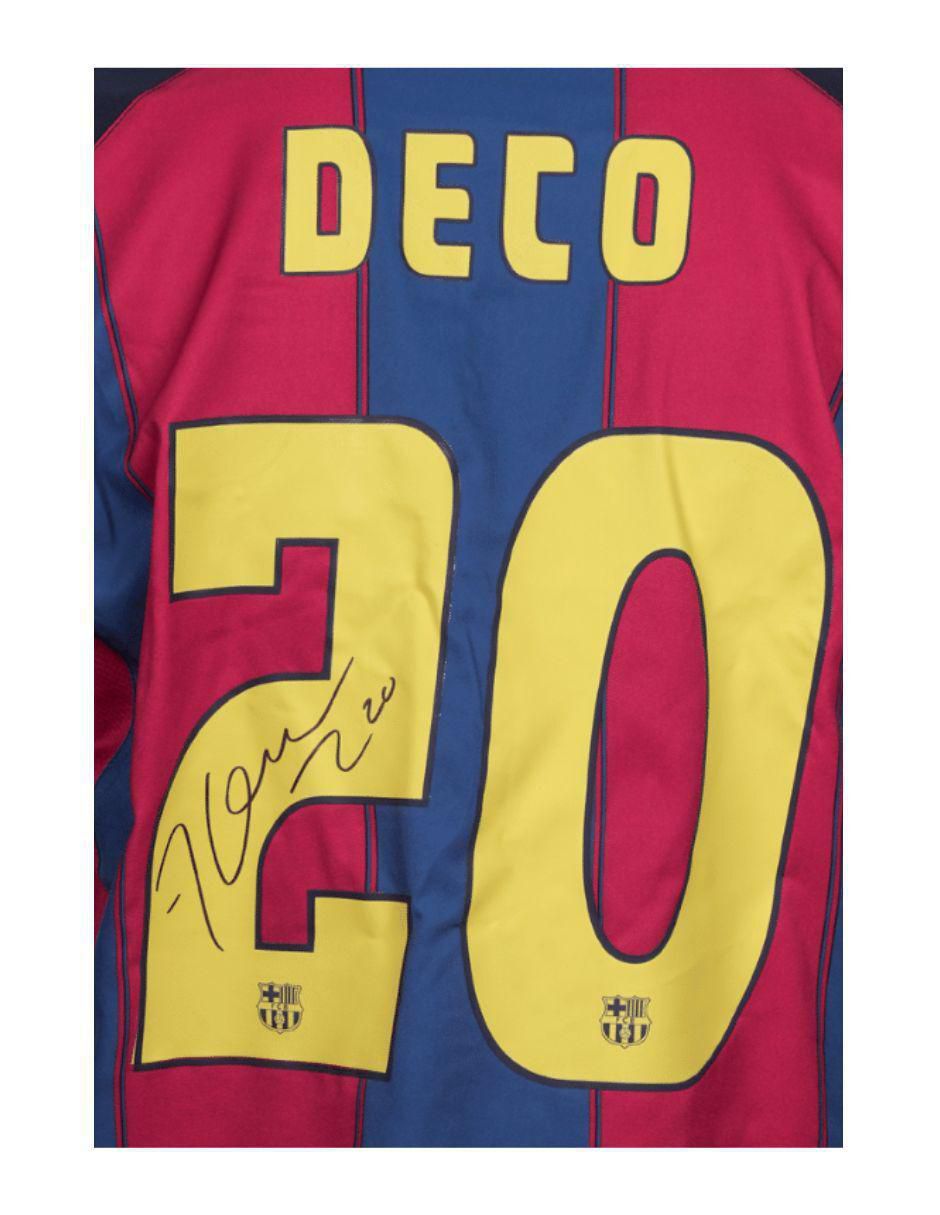 Jersey autografiado por Deco 3
