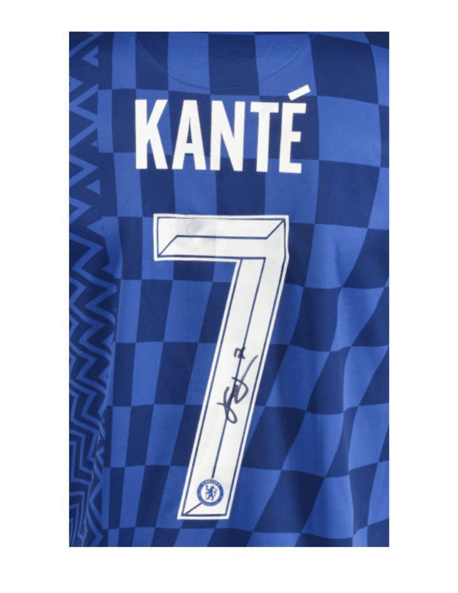 Jersey autografiado por N'Golo Kanté 3
