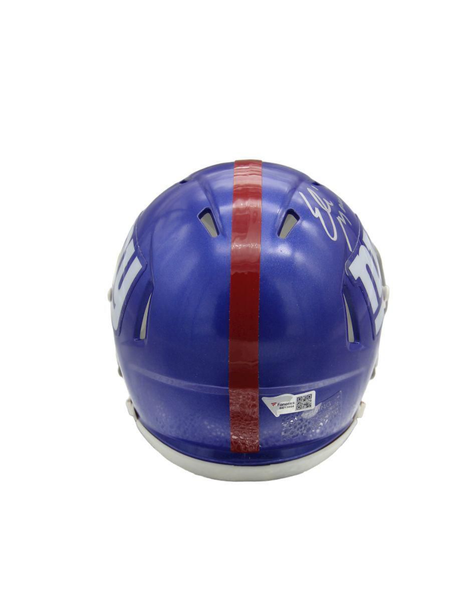 Casco autografiado por Eli Manning 2