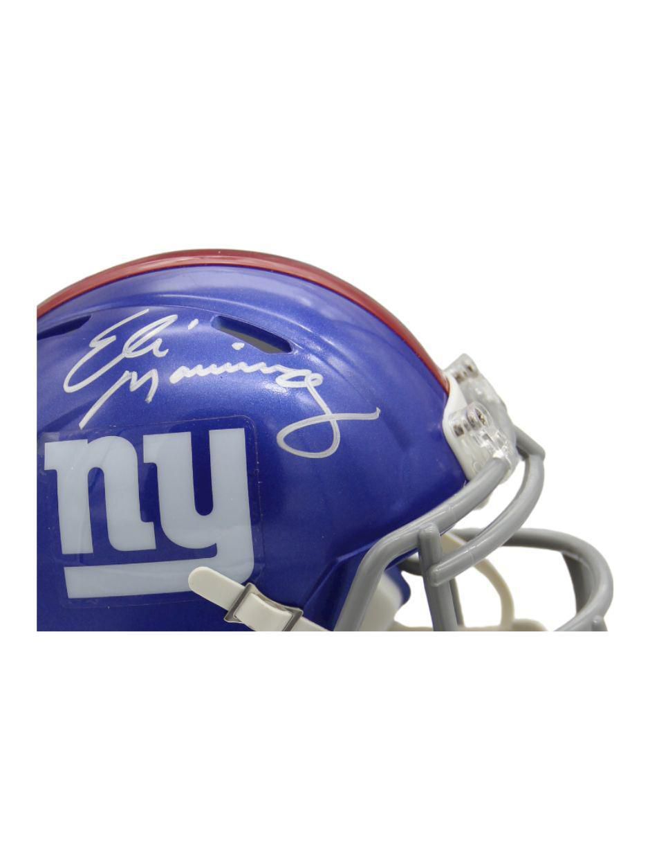 Casco autografiado por Eli Manning 3