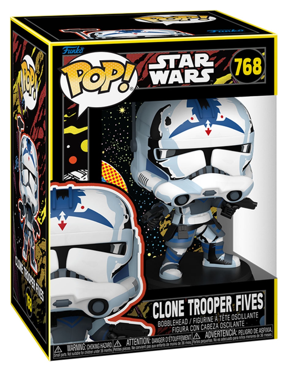 Pop! Star Wars Clone Trooper Fives cabeza oscilante 2