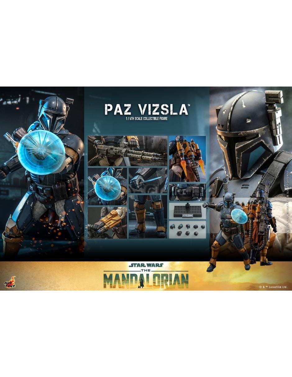 Figura coleccionable articulada Star Wars The Mandalorian Paz Vizsla 2