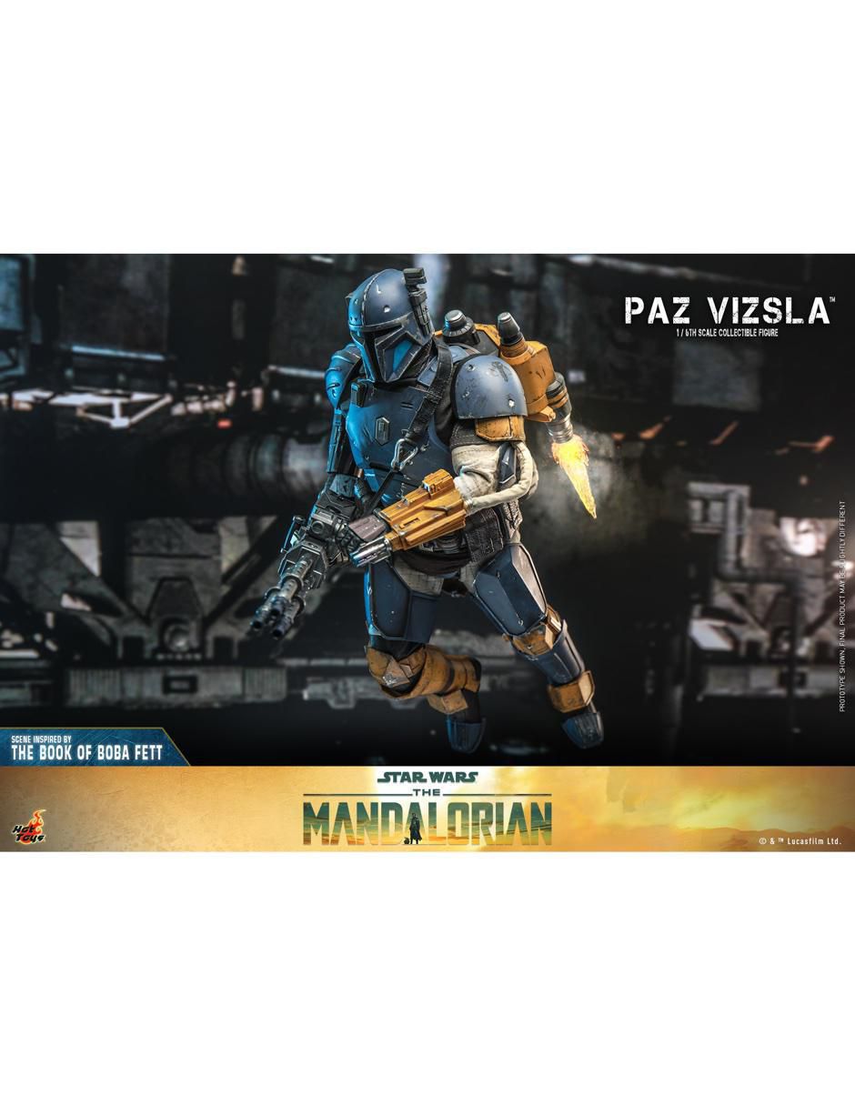Figura coleccionable articulada Star Wars The Mandalorian Paz Vizsla 5