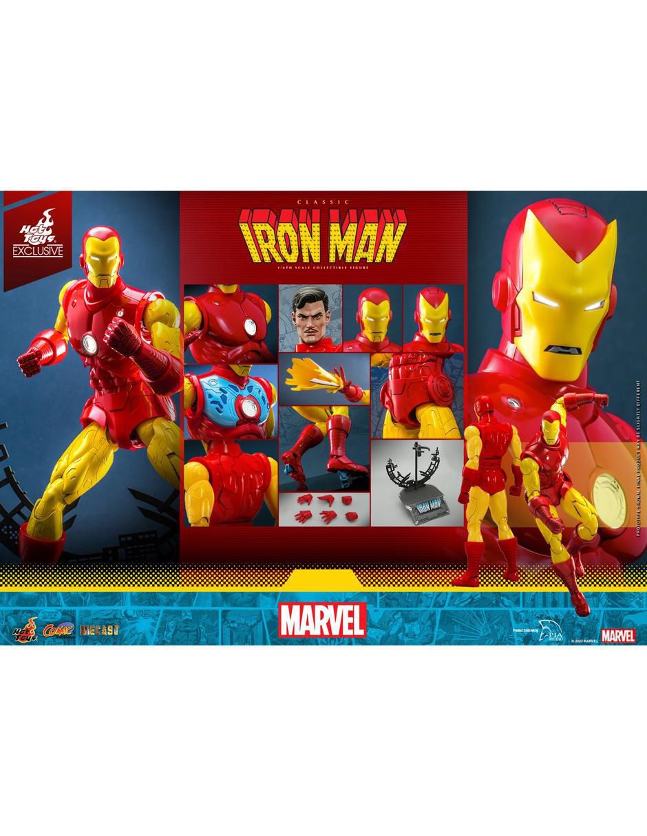 Figura coleccionable articulada Marvel Avengers: Iron Man con luz 2