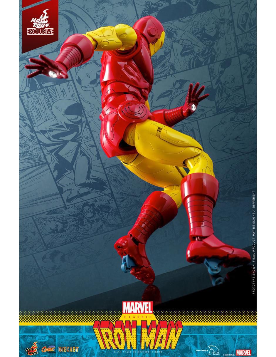 Figura coleccionable articulada Marvel Avengers: Iron Man con luz 5