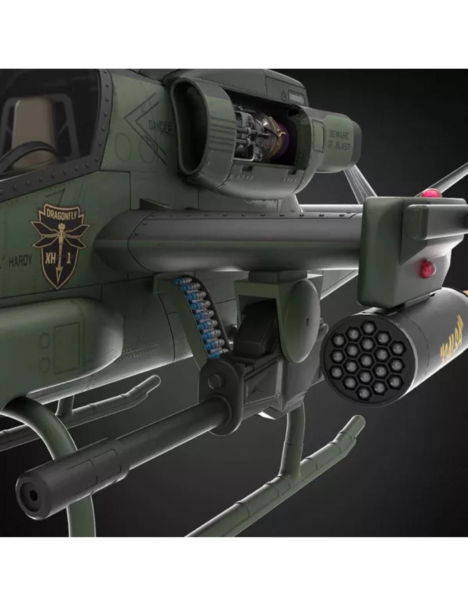 Helicóptero de rescate g.i. joe assault copter dragonfly 3