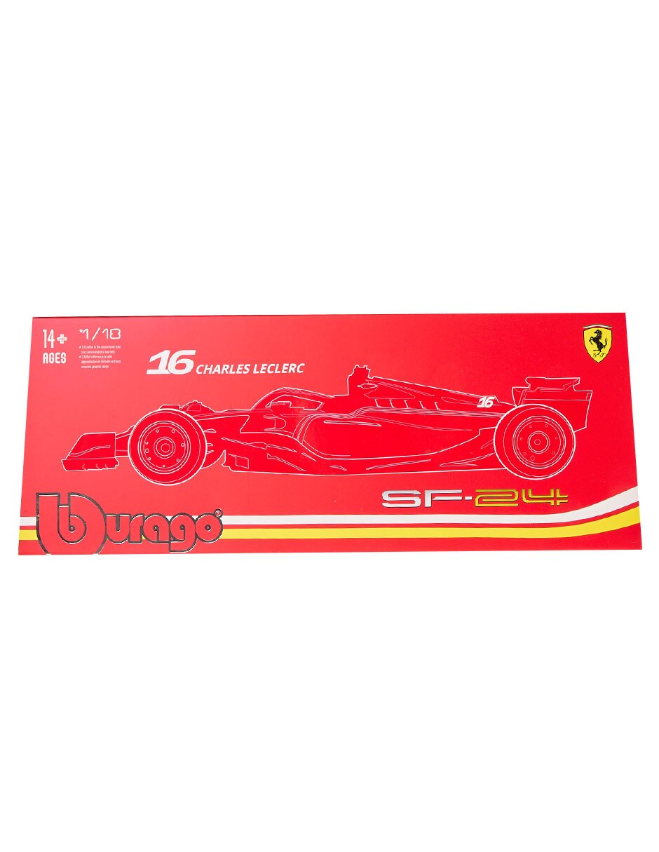 Vehículo 1:18 16 Charles Leclerc 4