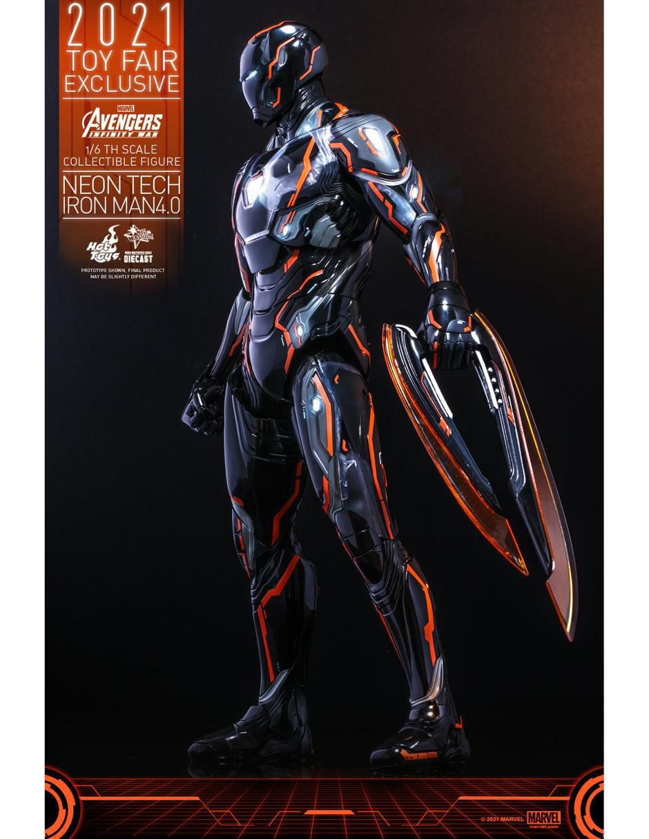 Figura de colección articulada Marvel Avengers Infiny War Iron Man especial con luz 3