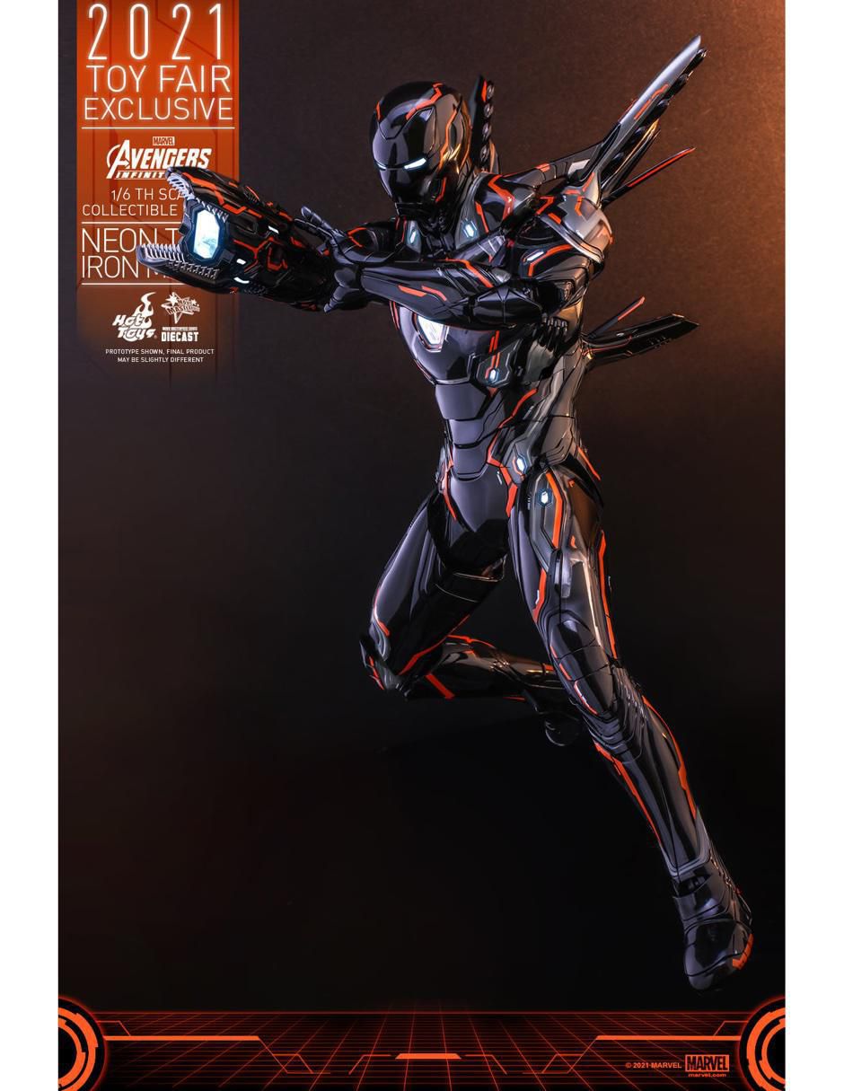 Figura de colección articulada Marvel Avengers Infiny War Iron Man especial con luz 6