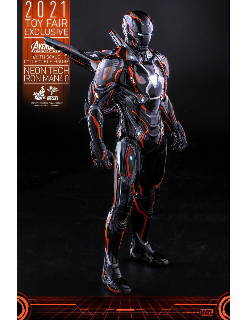 Figura de colección articulada Marvel Avengers Infiny War Iron Man especial con luz 7